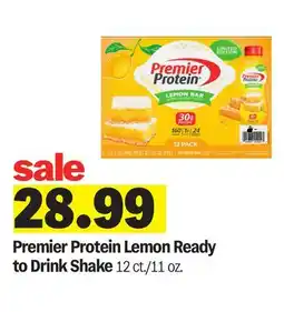 Meijer Premier Protein Lemon Ready to Drink Shake offer