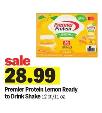 Meijer Premier Protein Lemon Ready to Drink Shake offer