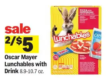 Meijer Oscar Mayer Lunchables with Drink offer