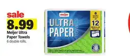 Meijer Meijer Ultra Paper Towels offer