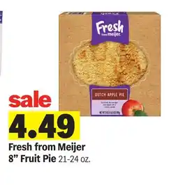 Meijer Fresh from Meijer 8 Fruit Pie offer