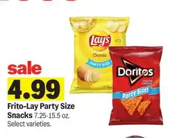 Meijer Frito-Lay Party Size Snacks offer