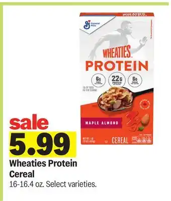 Meijer Wheaties Protein Cereal offer