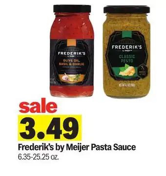 Meijer Frederik's by Meijer Pasta Sauce offer