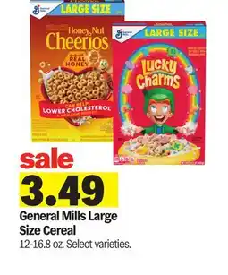 Meijer General Mills Large Size Cereal offer