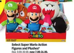 Meijer Select Super Mario Action Figures and Plushes offer