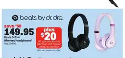 Meijer Beats Solo 4 Wireless Headphones offer