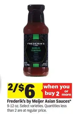 Meijer Frederik's by Meijer Asian Sauces offer