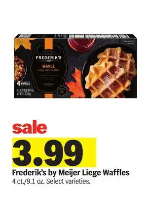 Meijer Frederik's by Meijer Liege Waffles offer