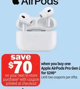 Meijer Apple AirPods Pro Gen 2 offer