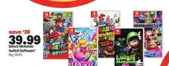 Meijer Select Nintendo Switch Software offer