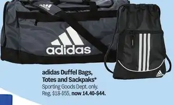 Meijer adidas Duffel Bags, Totes and Sackpaks offer