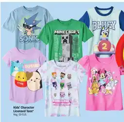 Meijer Kids' Character Licensed Tees offer