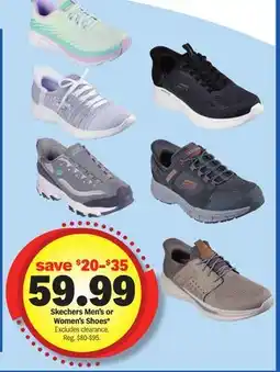 Meijer Skechers Men's or Women's Shoes offer