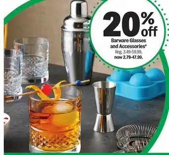 Meijer Barware Glasses and Accessories offer