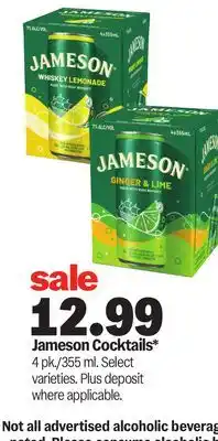 Meijer Jameson Cocktails offer