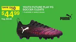 Dunham's Sports PUMA YOUTH FUTURE PLAY FG SOCCER CLEATS offer