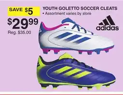 Dunham's Sports ADIDAS YOUTH GOLETTO SOCCER CLEATS offer