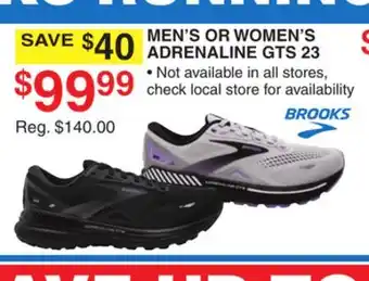 Dunham's Sports BROOKS MEN'S OR WOMEN'S ADRENALINE GTS 23 offer