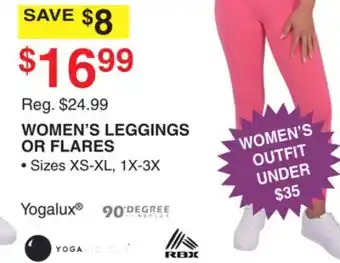 Dunham's Sports WOMEN'S LEGGINGS OR FLARES offer