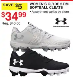 Dunham's Sports WOMEN'S GLYDE 2 RM SOFTBALL CLEATS offer