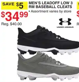 Dunham's Sports MEN'S LEADOFF LOW 3 RM BASEBALL CLEATS offer