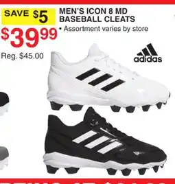 Dunham's Sports ADIDAS MEN'S ICON 8 MD BASEBALL CLEATS offer