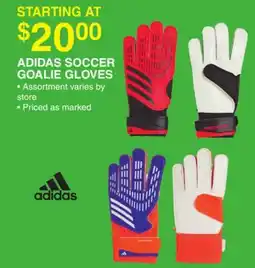 Dunham's Sports ADIDAS SOCCER GOALIE GLOVES offer