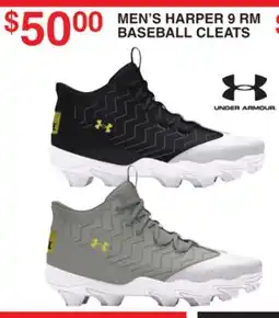 Dunham's Sports UNDER ARMOUR MEN'S HARPER 9 RM BASEBALL CLEATS offer