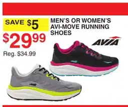 Dunham's Sports MEN'S OR WOMEN'S AVI-MOVE RUNNING SHOES offer