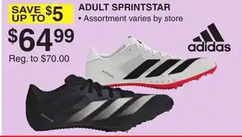 Dunham's Sports ADIDAS ADULT SPRINTSTAR offer