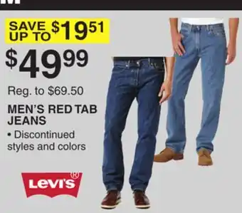 Dunham's Sports LEVI'S MEN'S RED TAB JEANS offer