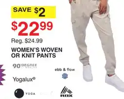 Dunham's Sports WOMEN'S WOVEN OR KNIT PANTS offer