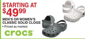 Dunham's Sports MEN'S OR WOMEN'S CLASSIC SOLID CLOGS offer