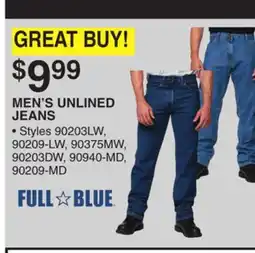 Dunham's Sports MEN'S UNLINED JEANS offer