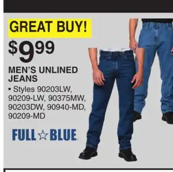 Dunham's Sports MEN'S UNLINED JEANS offer