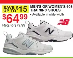 Dunham's Sports MEN'S OR WOMEN'S 608 TRAINING SHOES offer