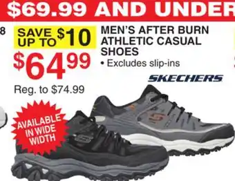 Dunham's Sports MEN'S AFTER BURN ATHLETIC CASUAL SHOES offer