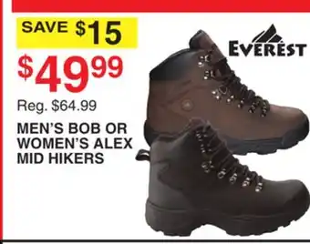 Dunham's Sports MEN'S BOB OR WOMEN'S ALEX MID HIKERS offer