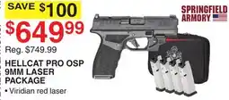 Dunham's Sports HELLCAT PRO OSP 9MM LASER PACKAGE offer