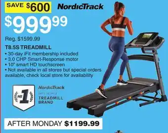 Dunham's Sports T8.5S TREADMILL offer