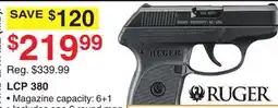 Dunham's Sports RUGER LCP 380 offer