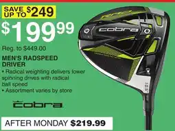 Dunham's Sports MEN'S RADSPEED DRIVER offer