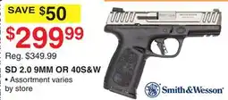 Dunham's Sports SMITH & WESSON SD 2.0 9MM OR 40S & W offer