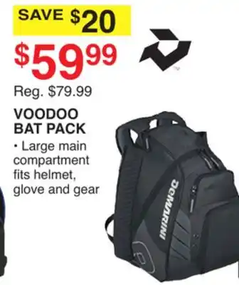 Dunham's Sports VOODOO BAT PACK offer