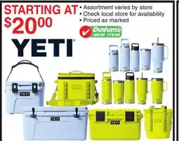Dunham's Sports YETI offer