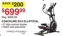 Dunham's Sports PRO-FORM COACHLINK E9.0 ELLIPTICAL offer