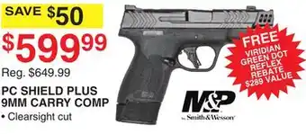 Dunham's Sports PC SHIELD PLUS 9MM CARRY COMP offer