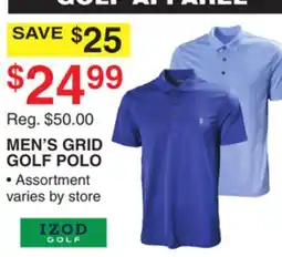 Dunham's Sports MEN'S GRID GOLF POLO offer