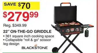 Dunham's Sports 22 ON-THE-GO GRIDDLE offer